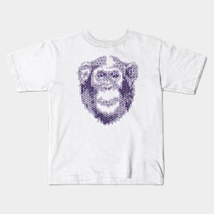 Kumiko Chimpanzee Animal Portrait Kids T-Shirt